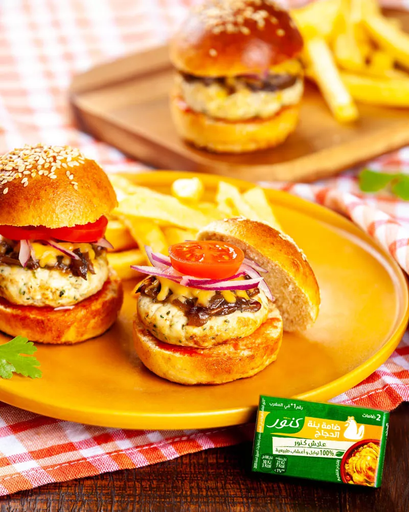 mise en scène photographique burger